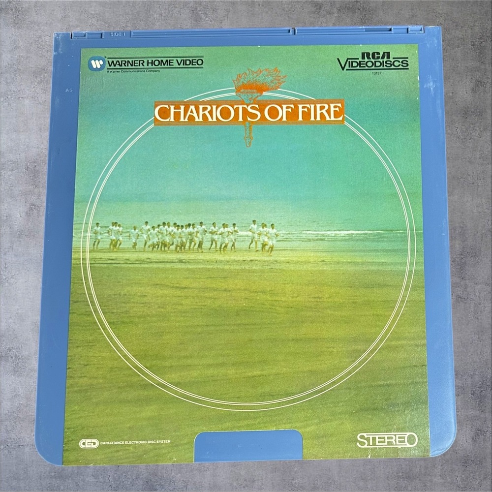 RCA SelectaVision Chariots of Fire CED Videodisc 1981 Movie Stereo Capacitance